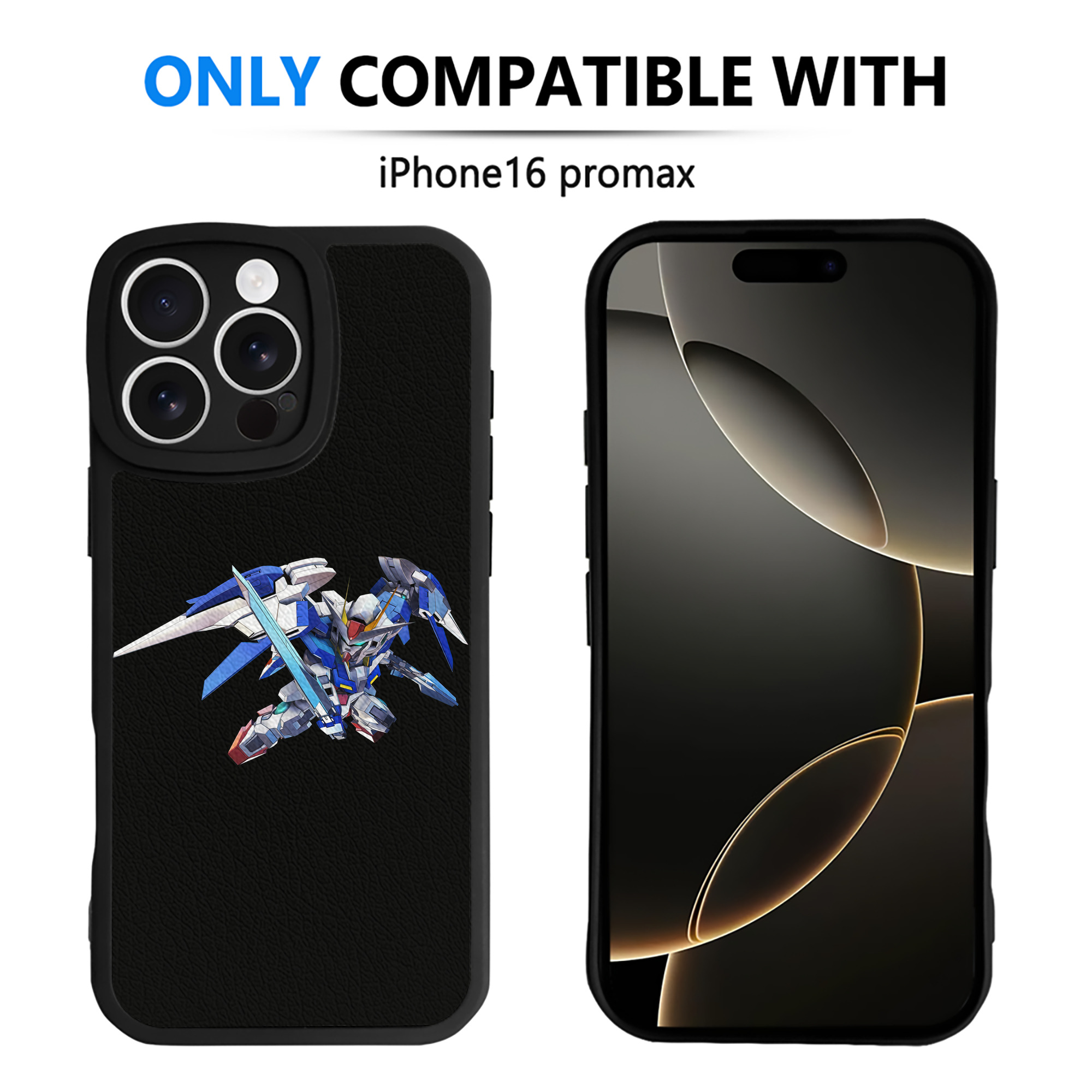 （画像用） 機動戦士ガンダム Mobile Suit Gundam 【iPhone 16シリーズ対応】シリコンスマホケース（レザー調） 材質：シリコン